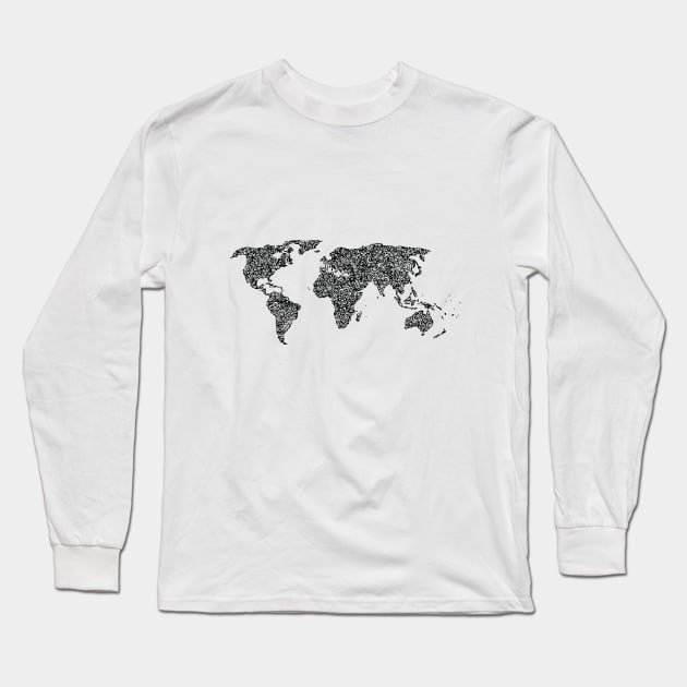 The world Long Sleeve T-Shirt by HayleyLaurenDesign